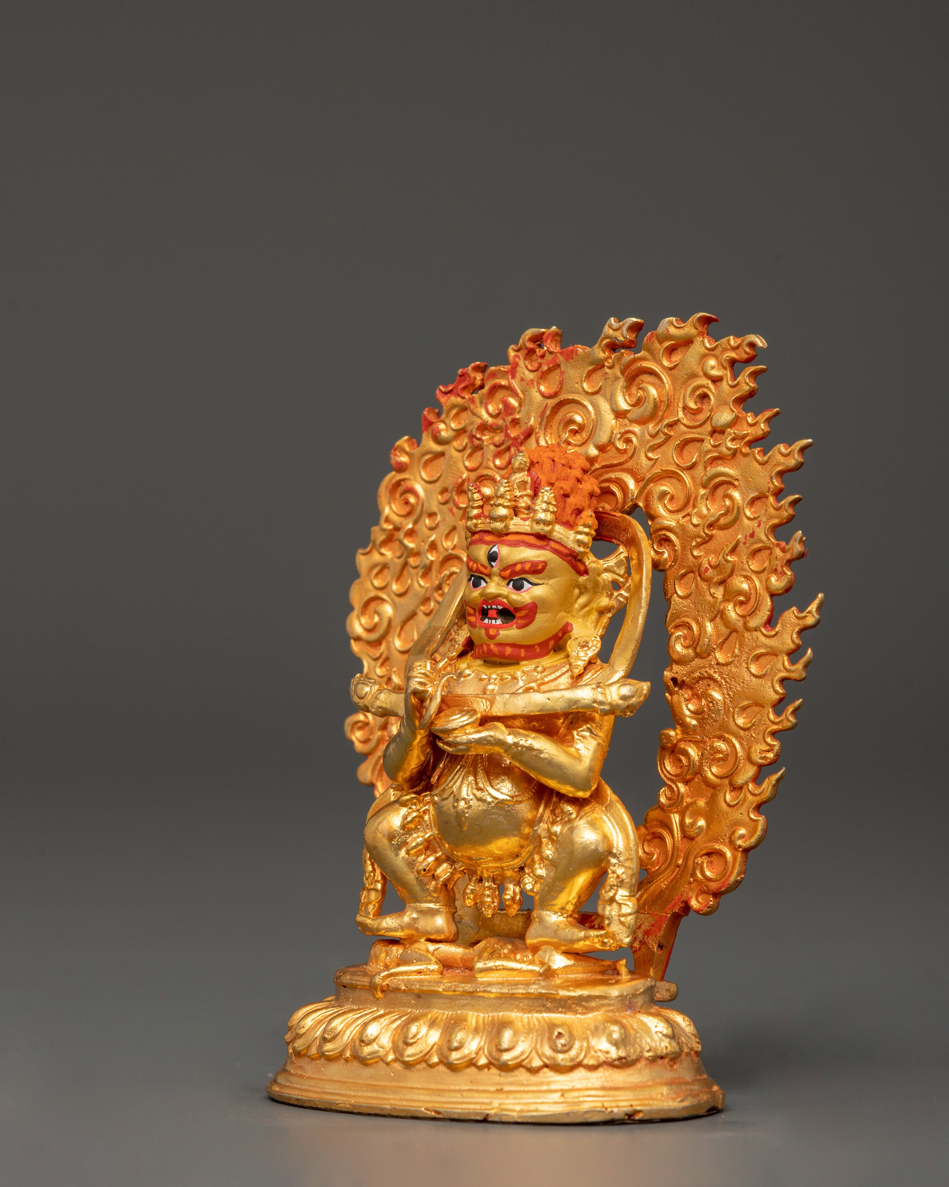 Shakya Mahakala Statue | Handcrafted Spiritual Decor
