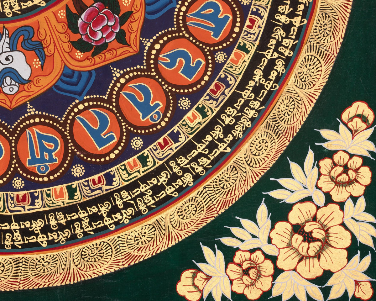 Eight Auspicious Symbols Mantra Mandala | The Universe and The Path To Enlightenment