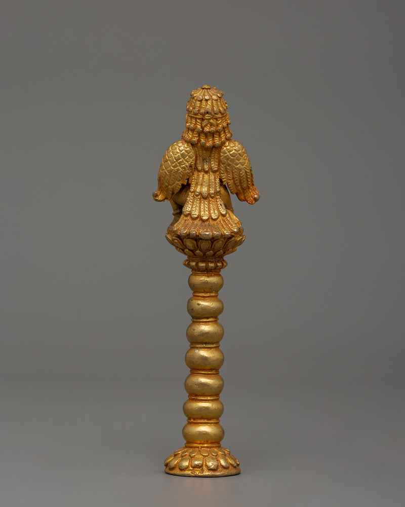 Gold-Plated Garuda Figurine | Symbol of Strength and Spiritual Protection