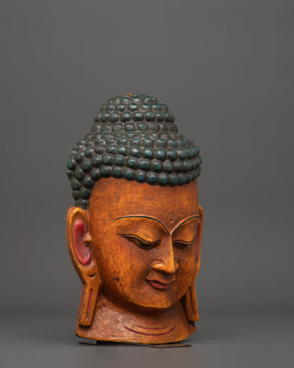 Buddha Wall Hanging Mask | A Symbol of Inner Peace and Enlightenment