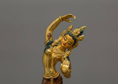 Standing Maya Devi Statue | Buddhist Art for Serenity and Devotion