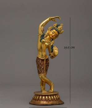 Standing Maya Devi Statue | Buddhist Art for Serenity and Devotion