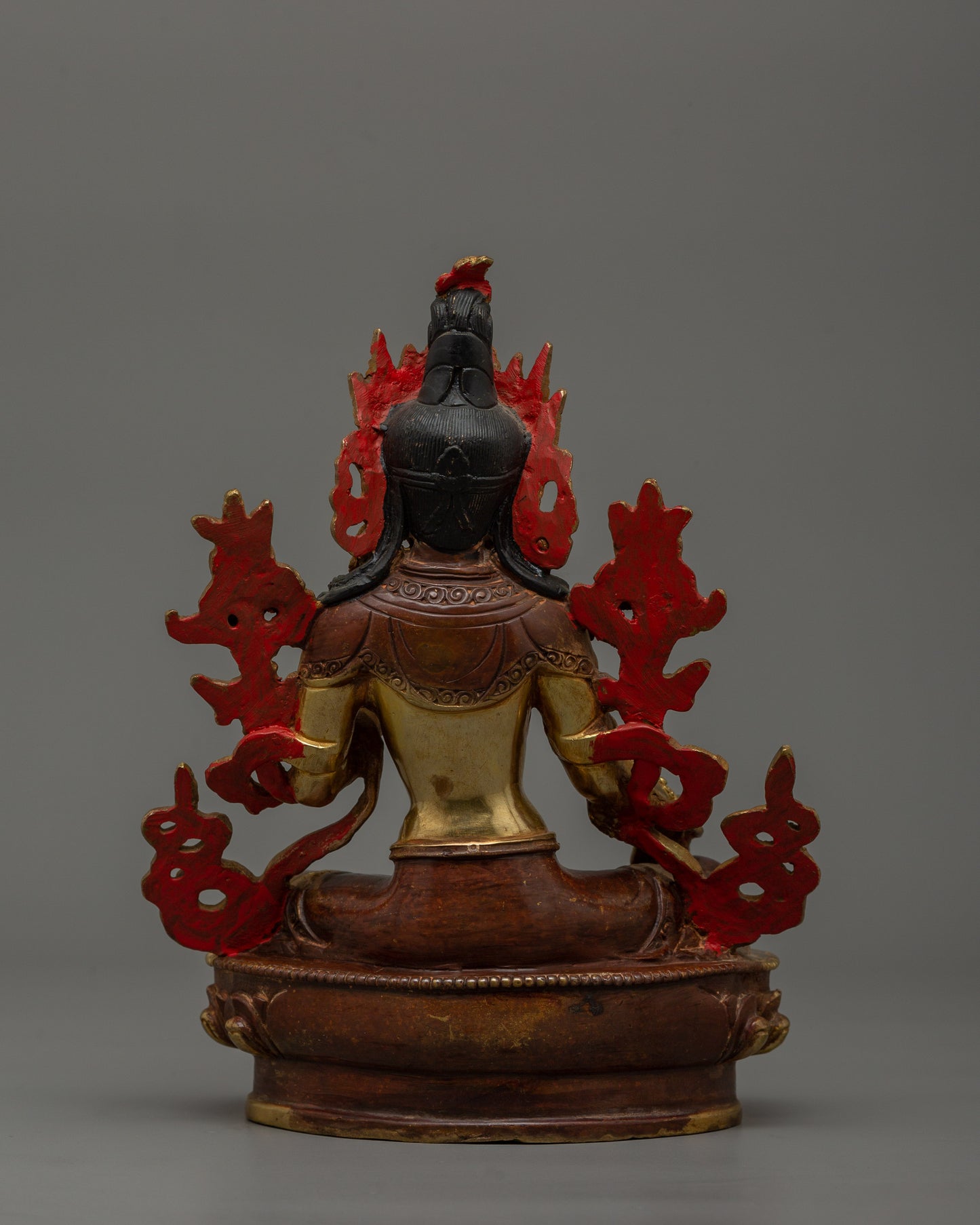 Buddhist Goddess Green Tara Sculpture | Sacred Spiritual Shrine Decor