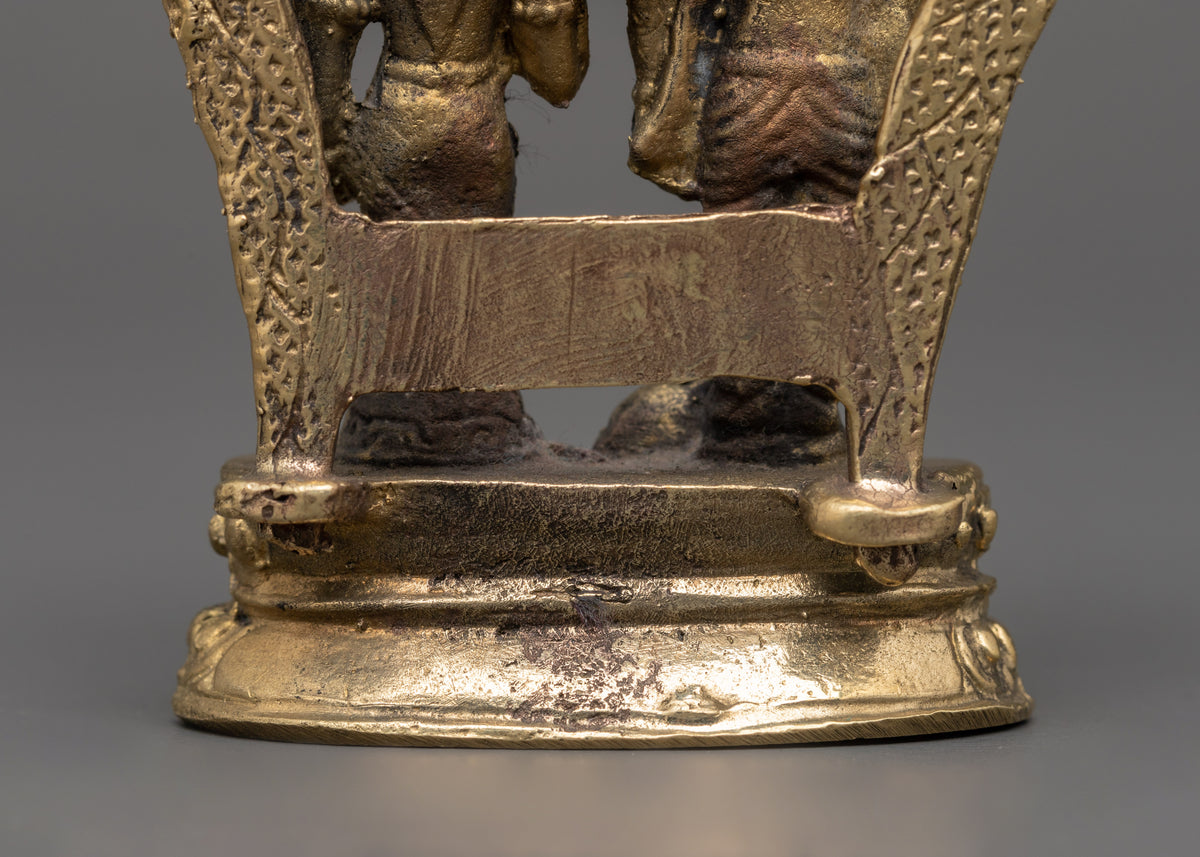Brass Krishna and Radha | Puja & Altar Figurine
