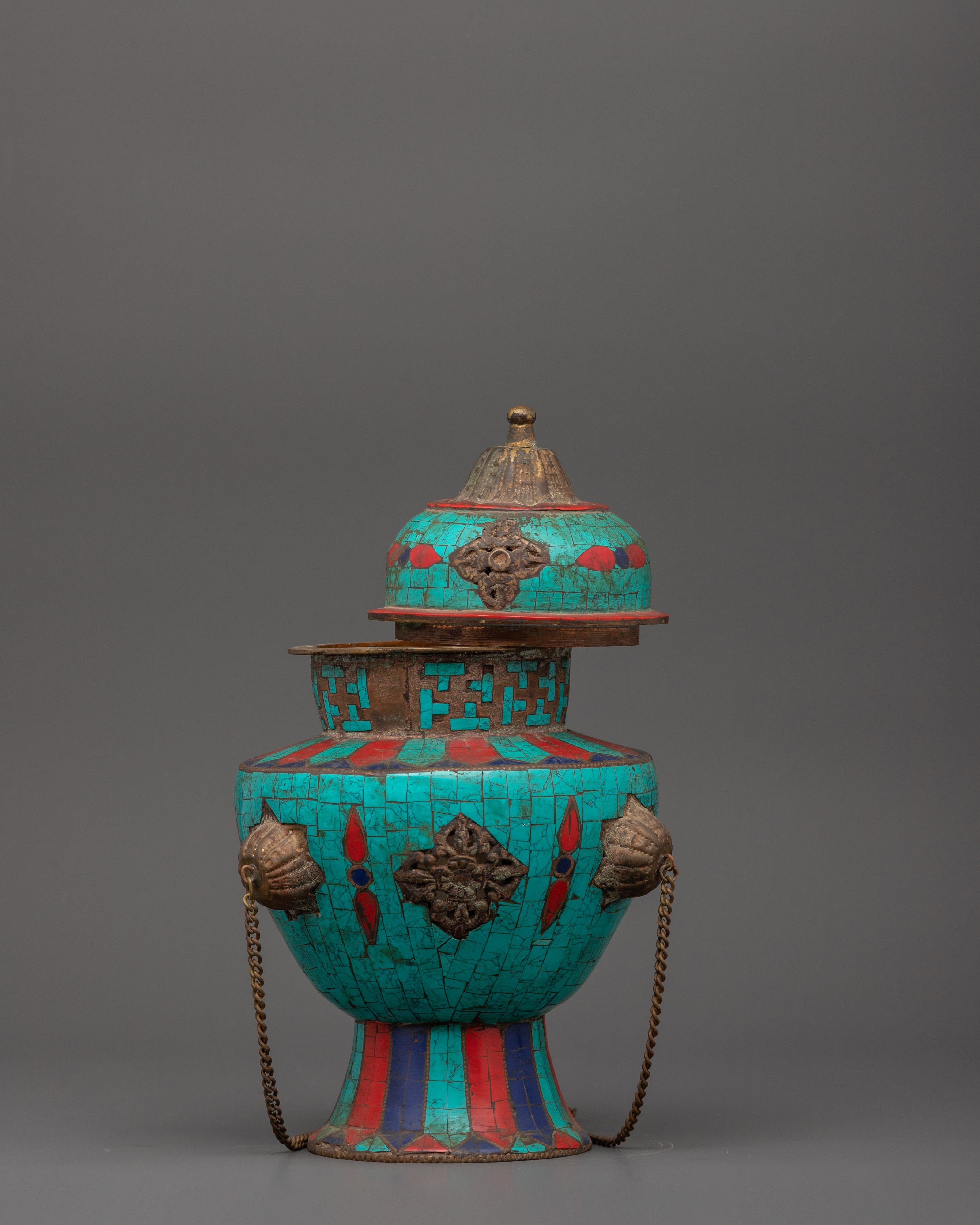 Tibetan Hanging Incense Burner | Sacred Ritual Burner
