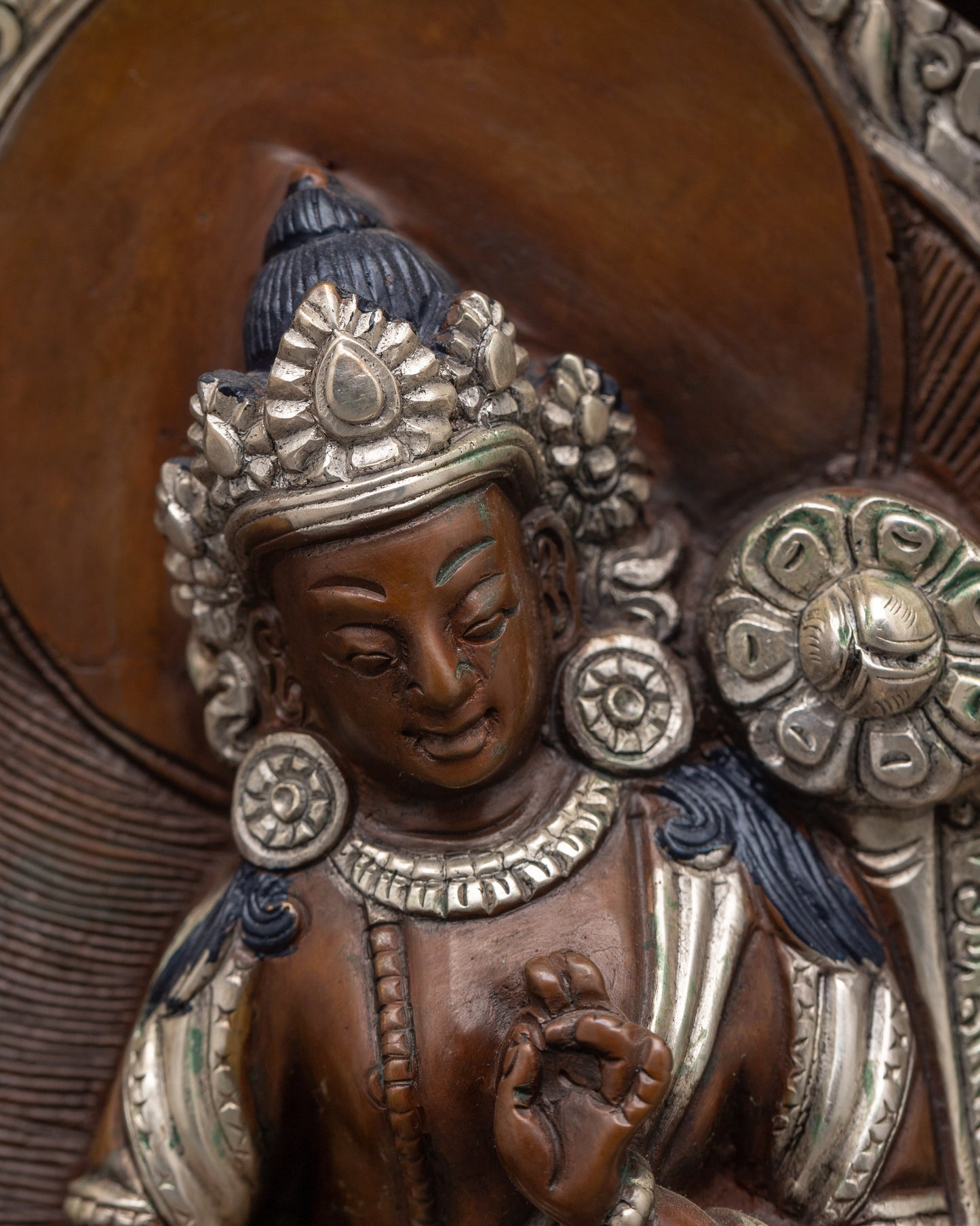 White Tara Buddhist Deity Statue | Goddess of Compassion and Longevity