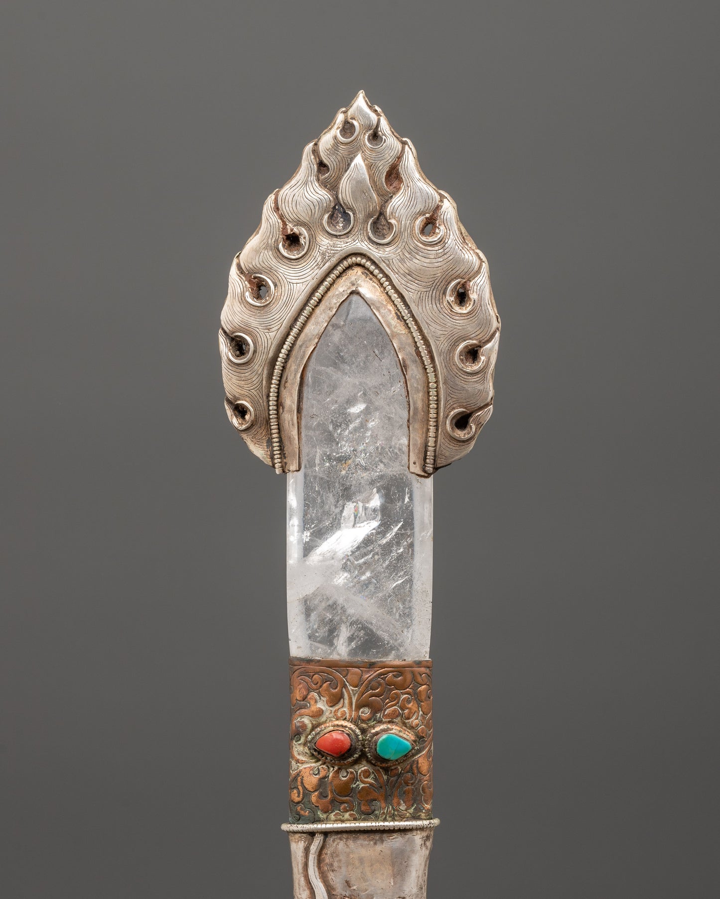 Handcrafted Pure Silver Ritual Knife | Divine Power