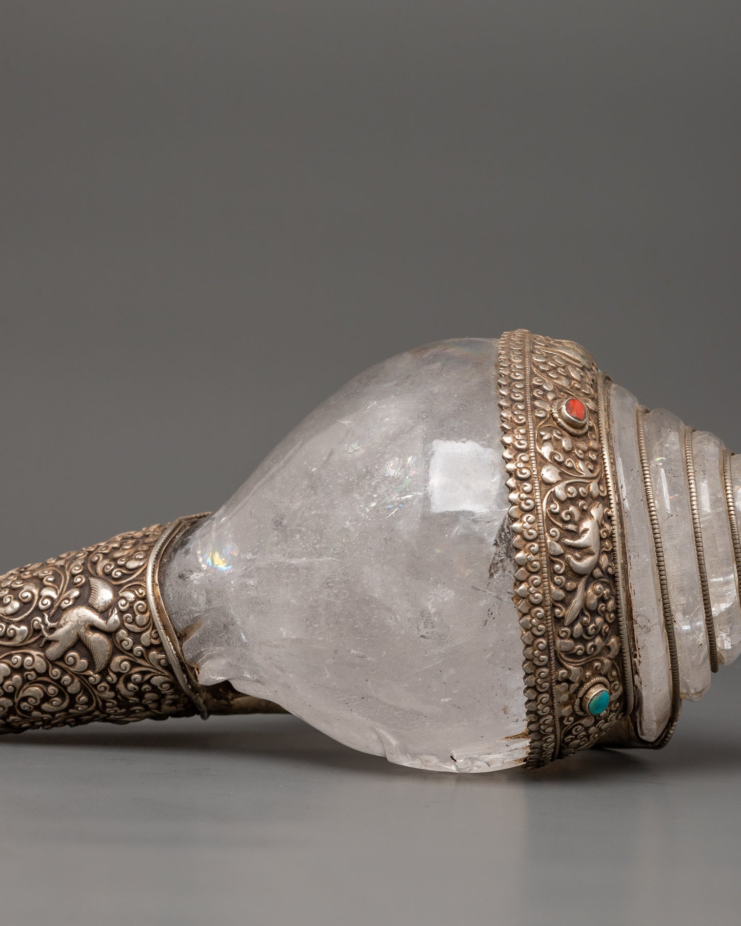 Crystal Body Conch | Buddhist Ritual Tool