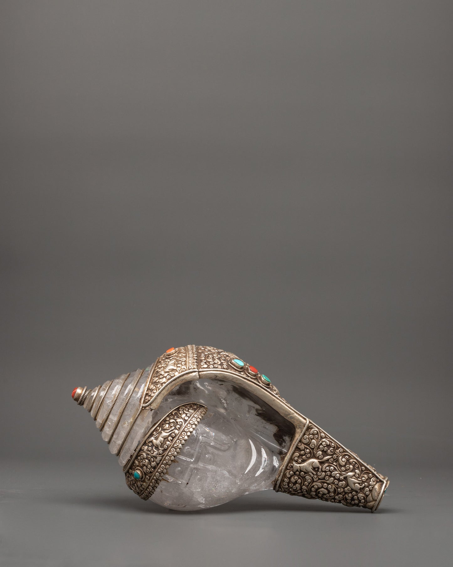 Crystal Body Conch | Buddhist Ritual Tool