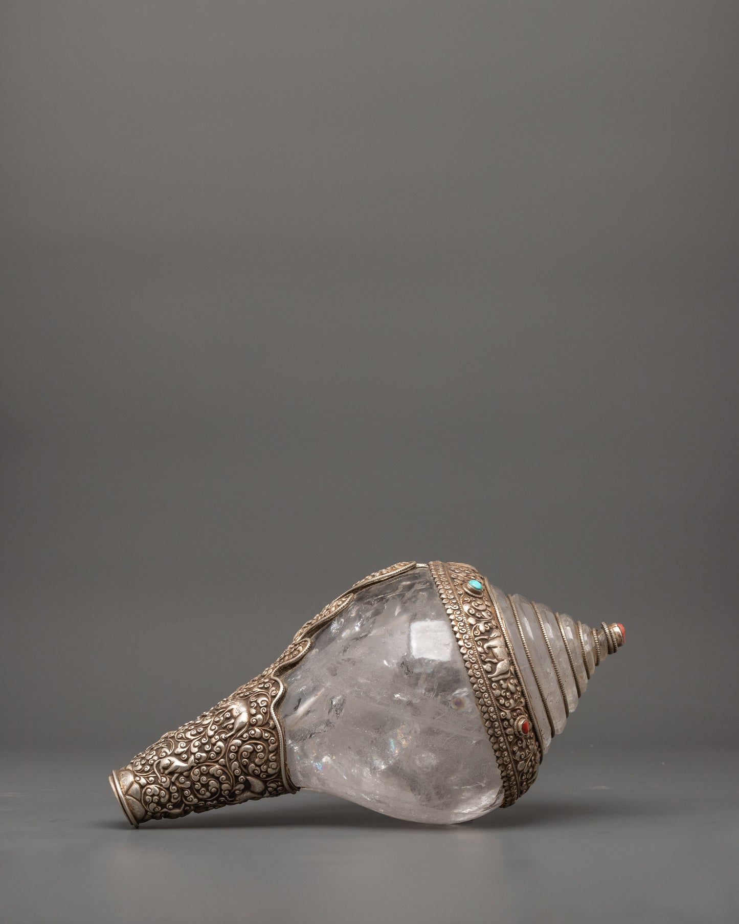 Crystal Body Conch | Buddhist Ritual Tool