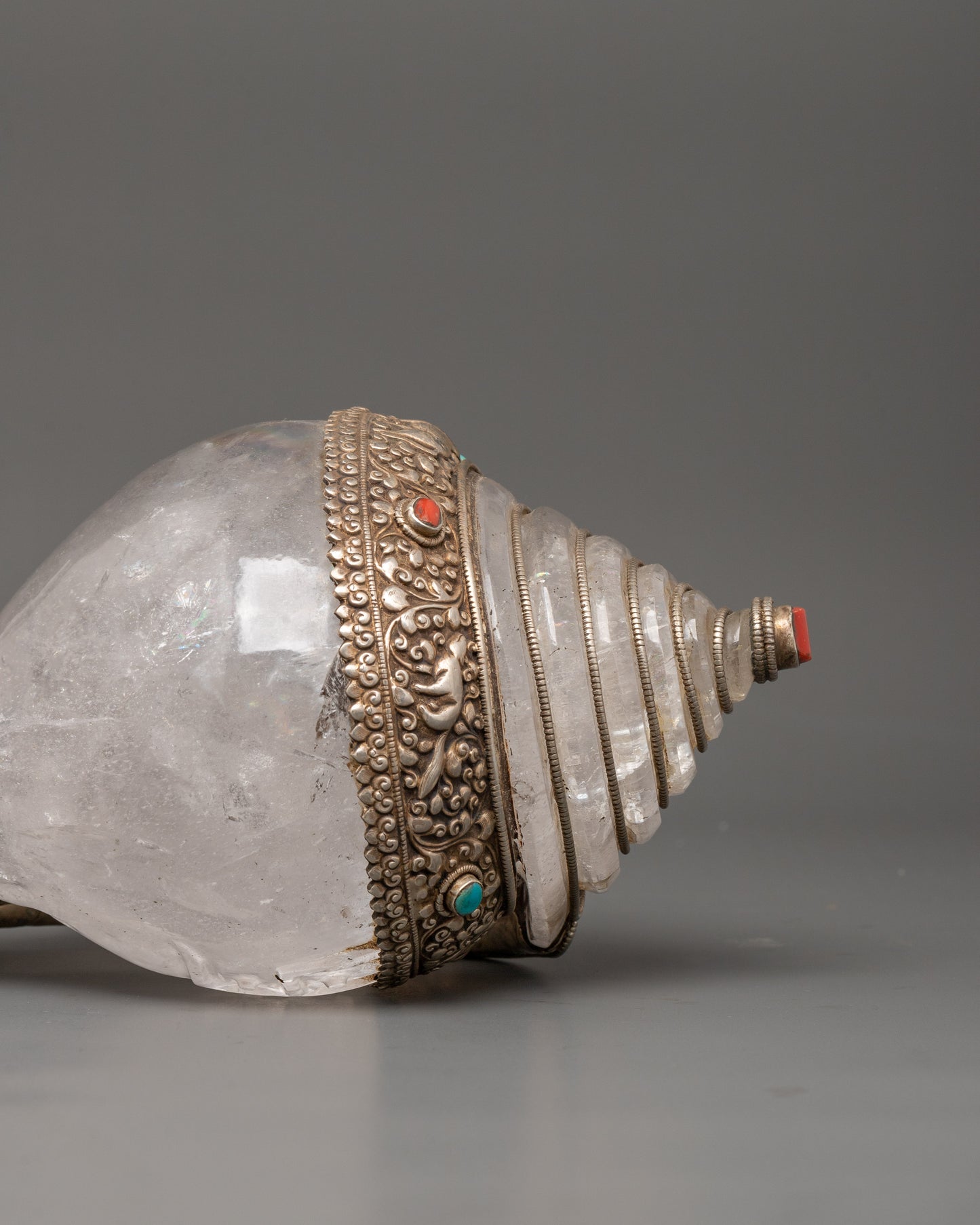 Crystal Body Conch | Buddhist Ritual Tool