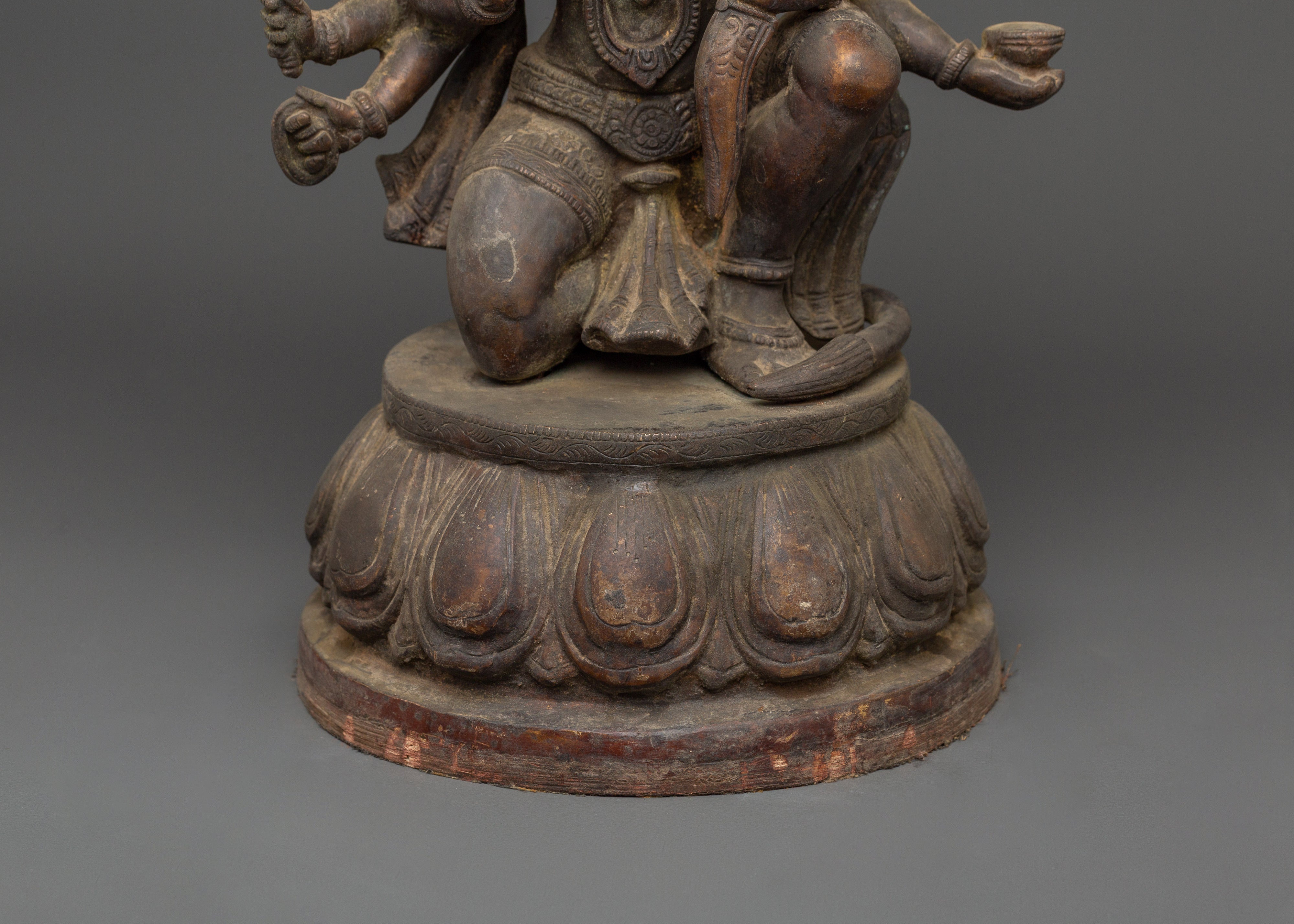 Brass Hanuman Statue |  Hindu Monkey God