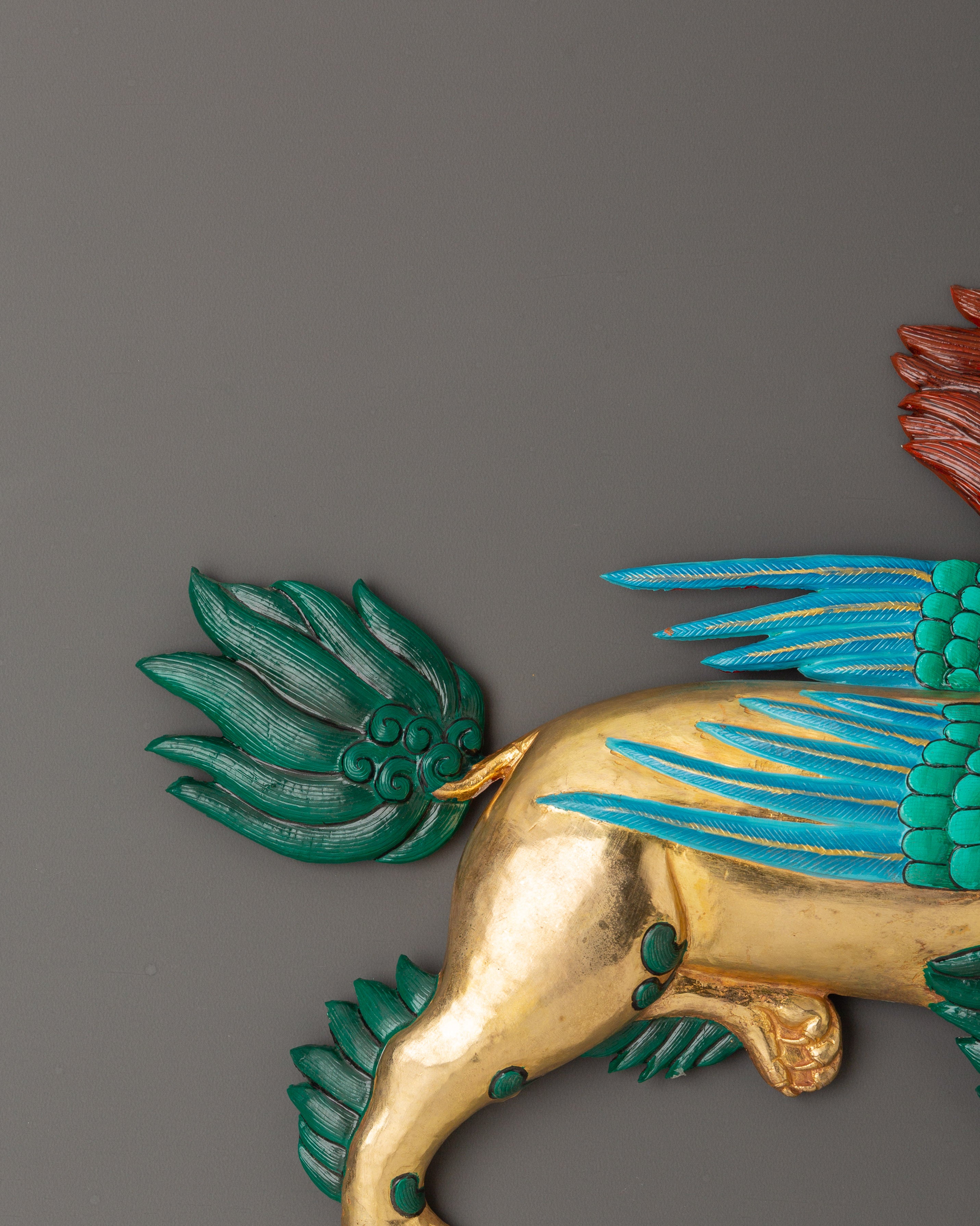 Garuda Lion (Griffin) Wall Hanging Set | A Symbol of Power & Protection