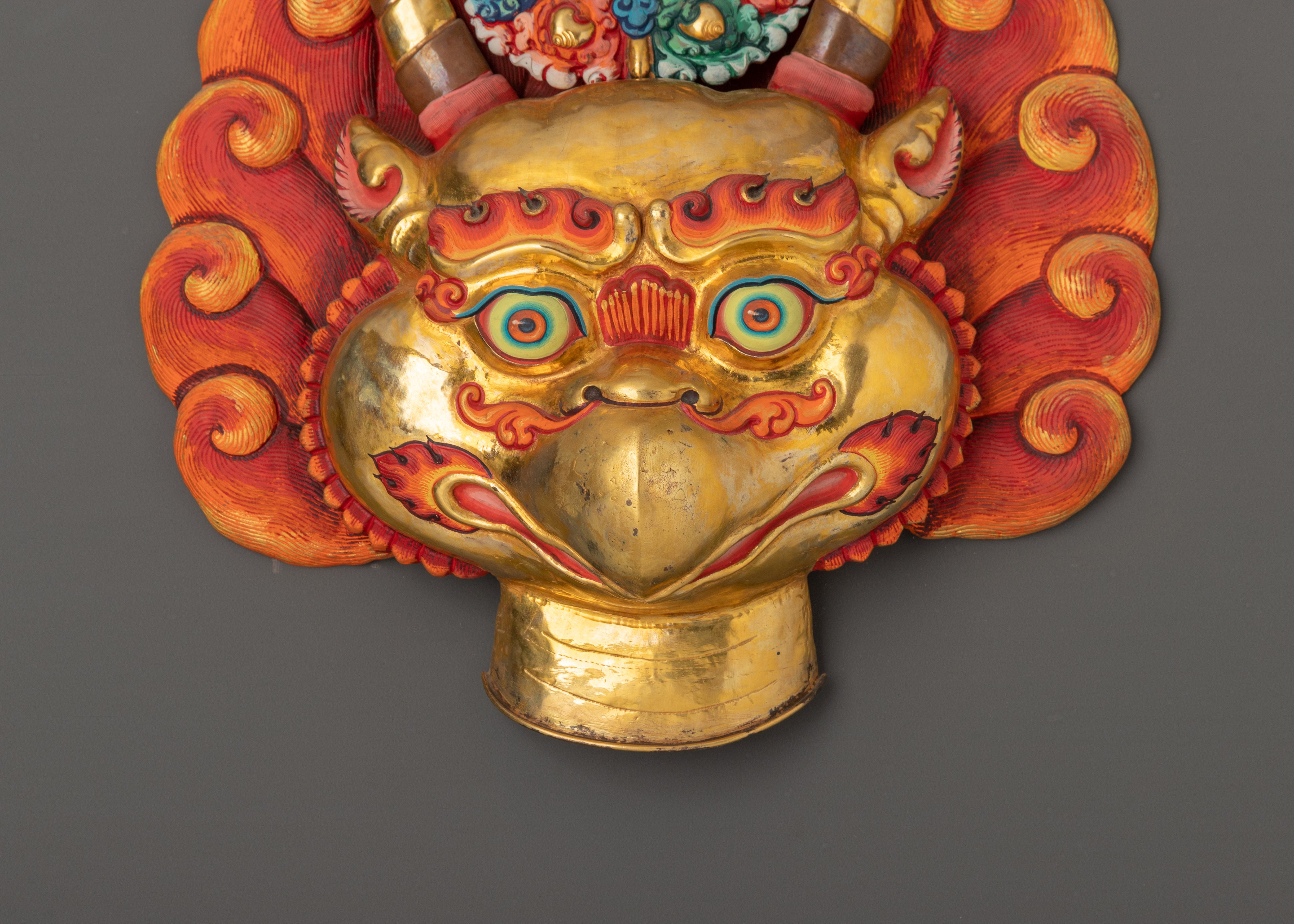 Garuda Wall Hanging Spiritual Decor | A Tibetan Protector Deity
