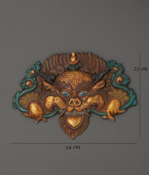 Kirtimukha Decor Wall Hanging | Guardian of Protection