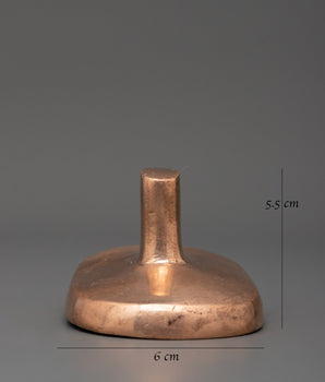 Copper Tsa-Tsa Mold | Tibetan Buddhist Ritual Tool