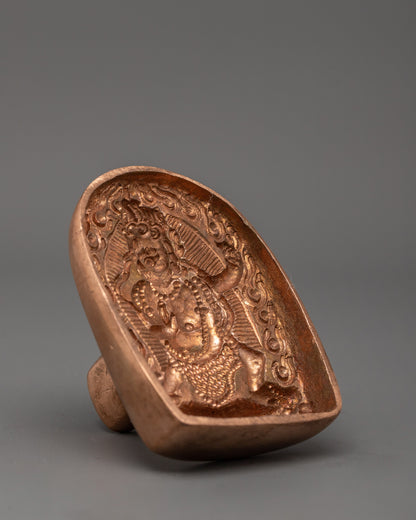 Copper Tsa-Tsa Mold | Tibetan Buddhist Ritual Tool