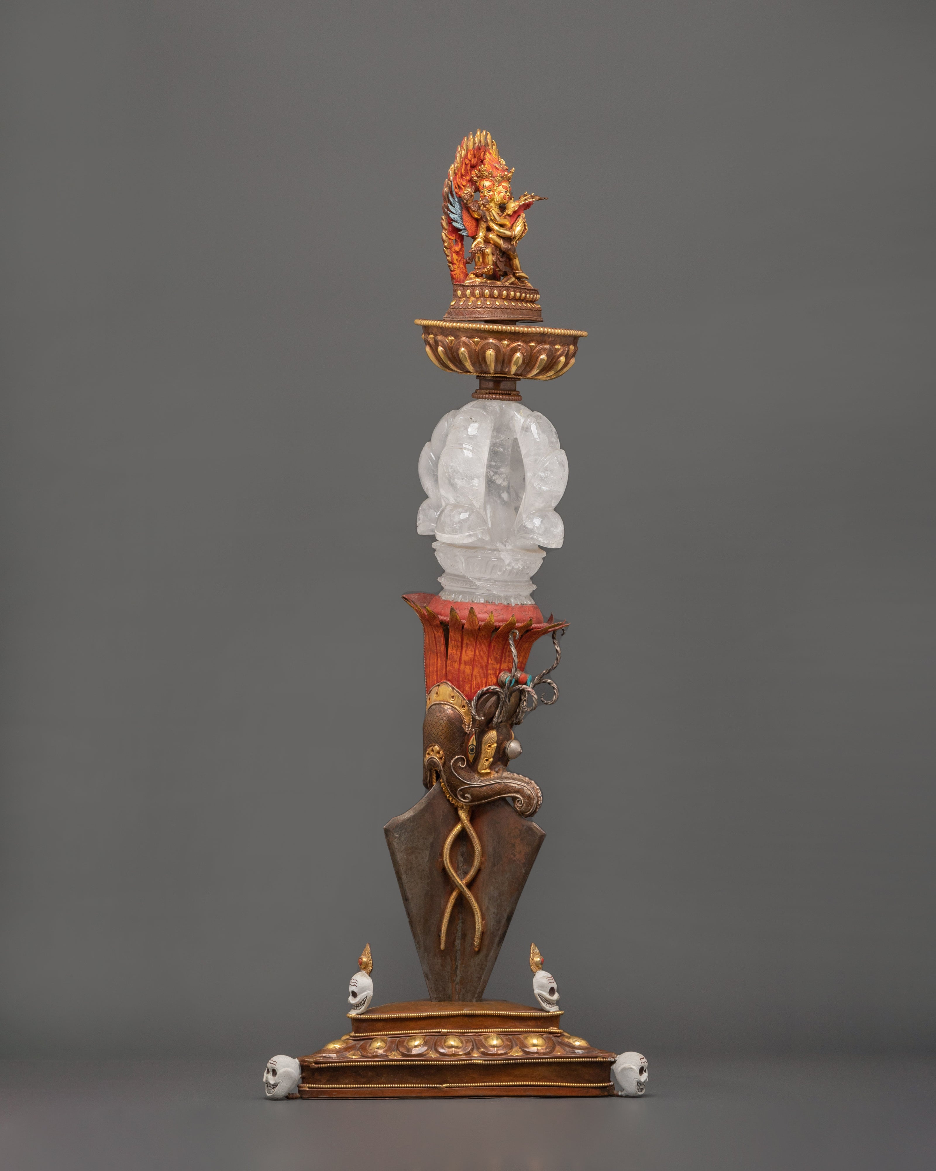 Sacred Vajrakilaya Tibetan Phurba | Handcrafted Ritual Dagger for Protection & Transformation