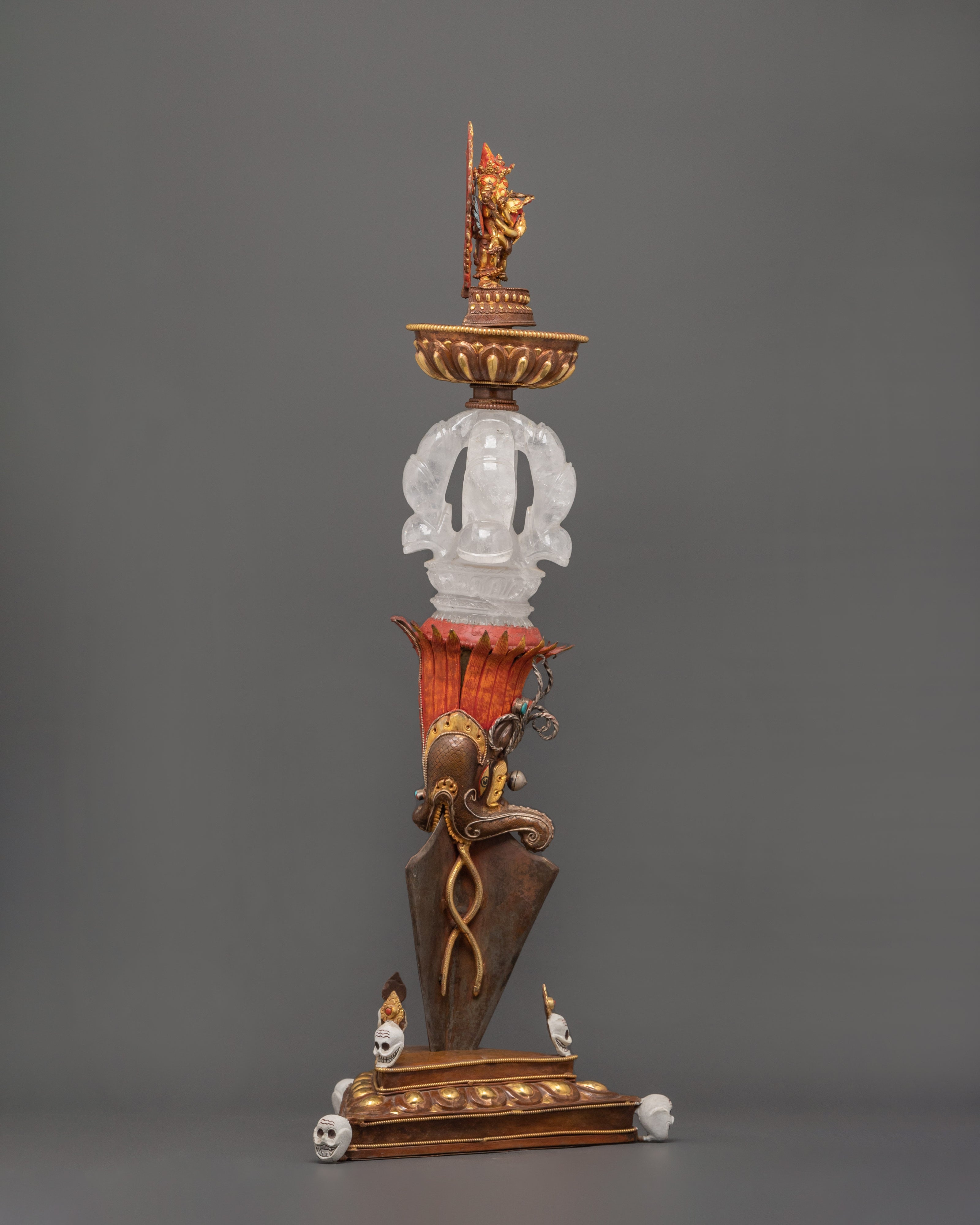 Sacred Vajrakilaya Tibetan Phurba | Handcrafted Ritual Dagger for Protection & Transformation