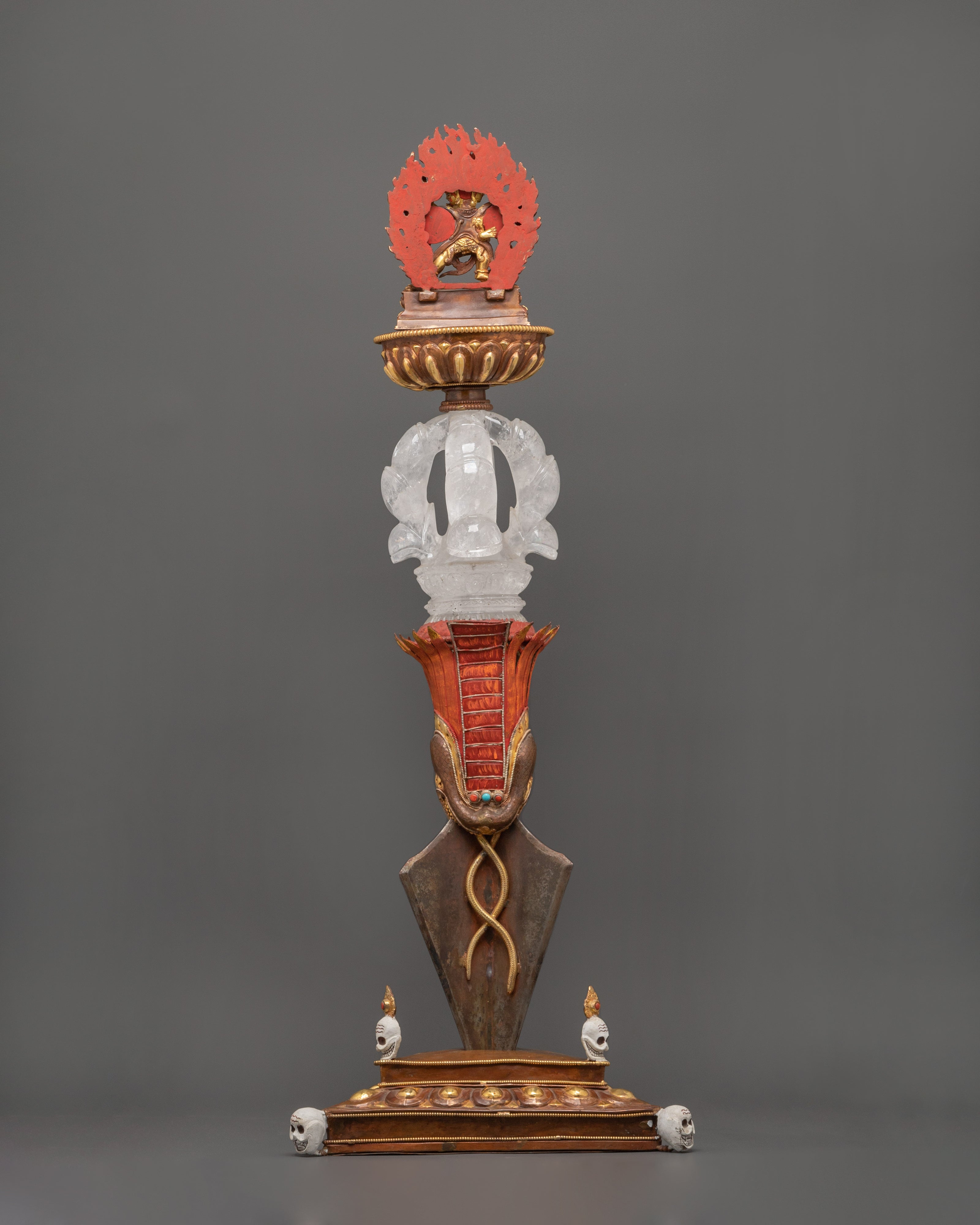 Sacred Vajrakilaya Tibetan Phurba | Handcrafted Ritual Dagger for Protection & Transformation