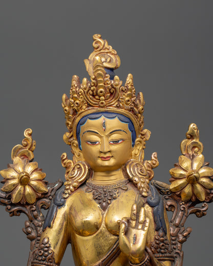 White Tara Compassionate Deity | Meditation Artwork