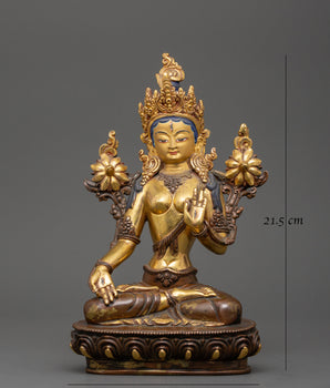 White Tara Compassionate Deity | Meditation Artwork