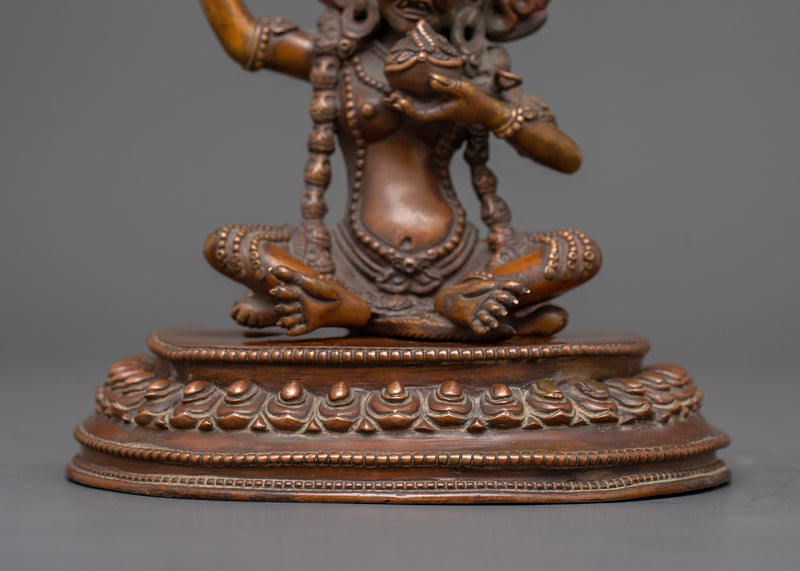 Oxidized Copper Vajrayogini Statue | Powerful Tantric Deity