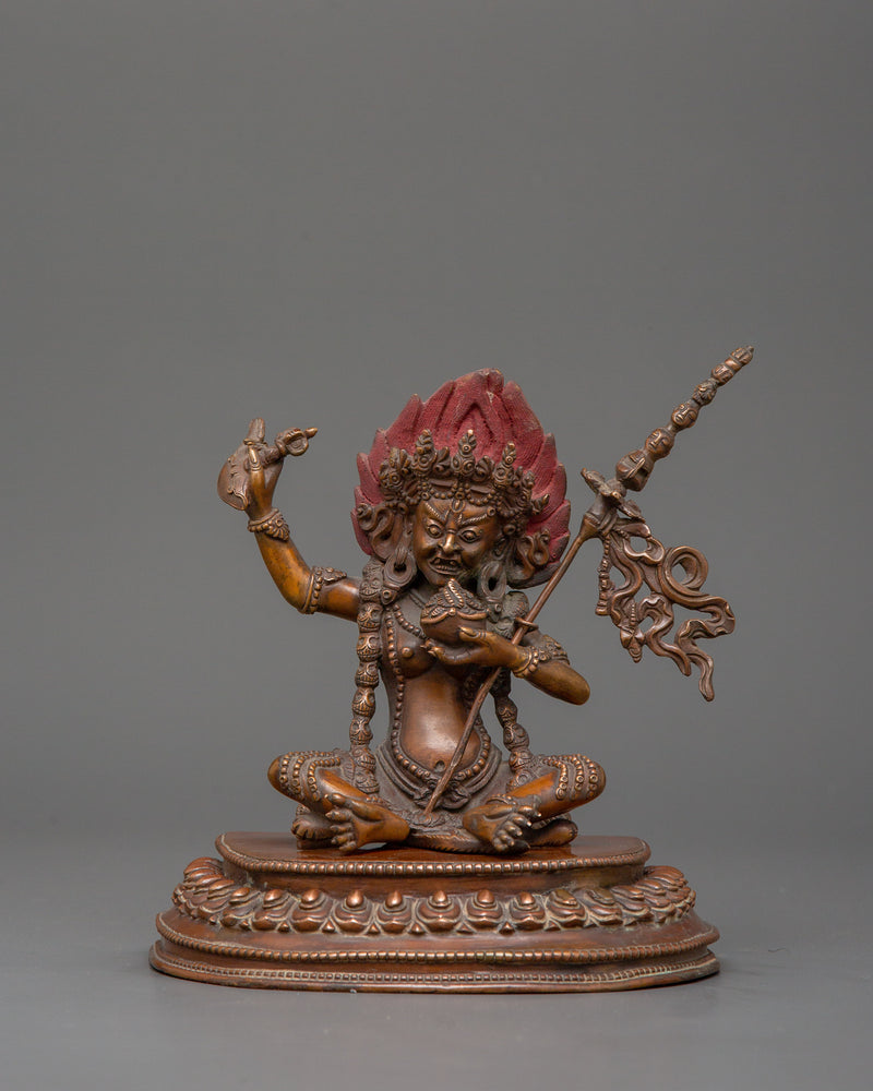 Oxidized Copper Vajrayogini Statue | Powerful Tantric Deity