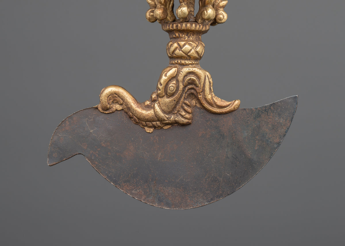 Sacred Buddhist Ritual Kartika Knife | Ceremonial Ritual Tool