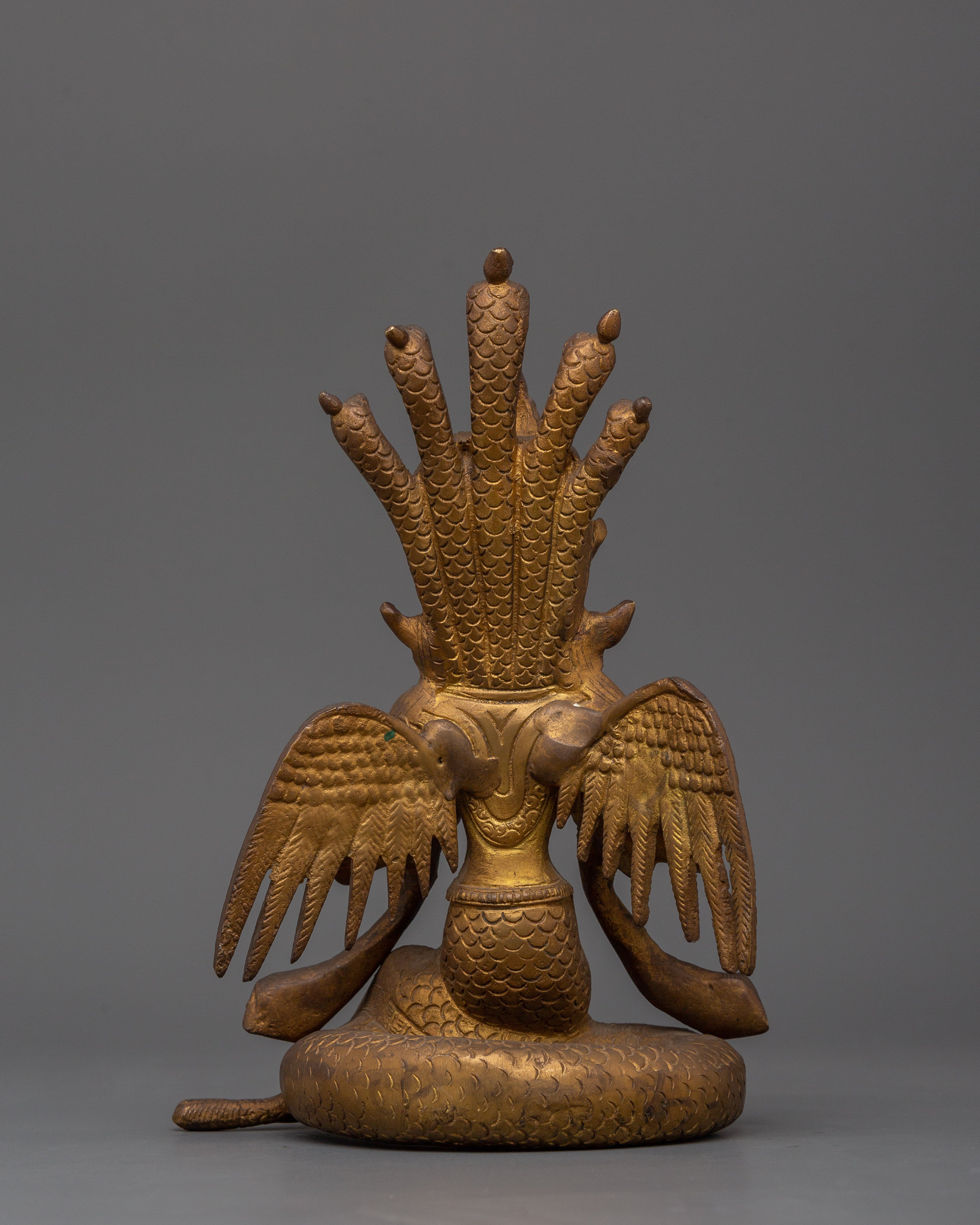 Sacred Nagakanya Sculpture | Traditional Himalayan Spiritual Art