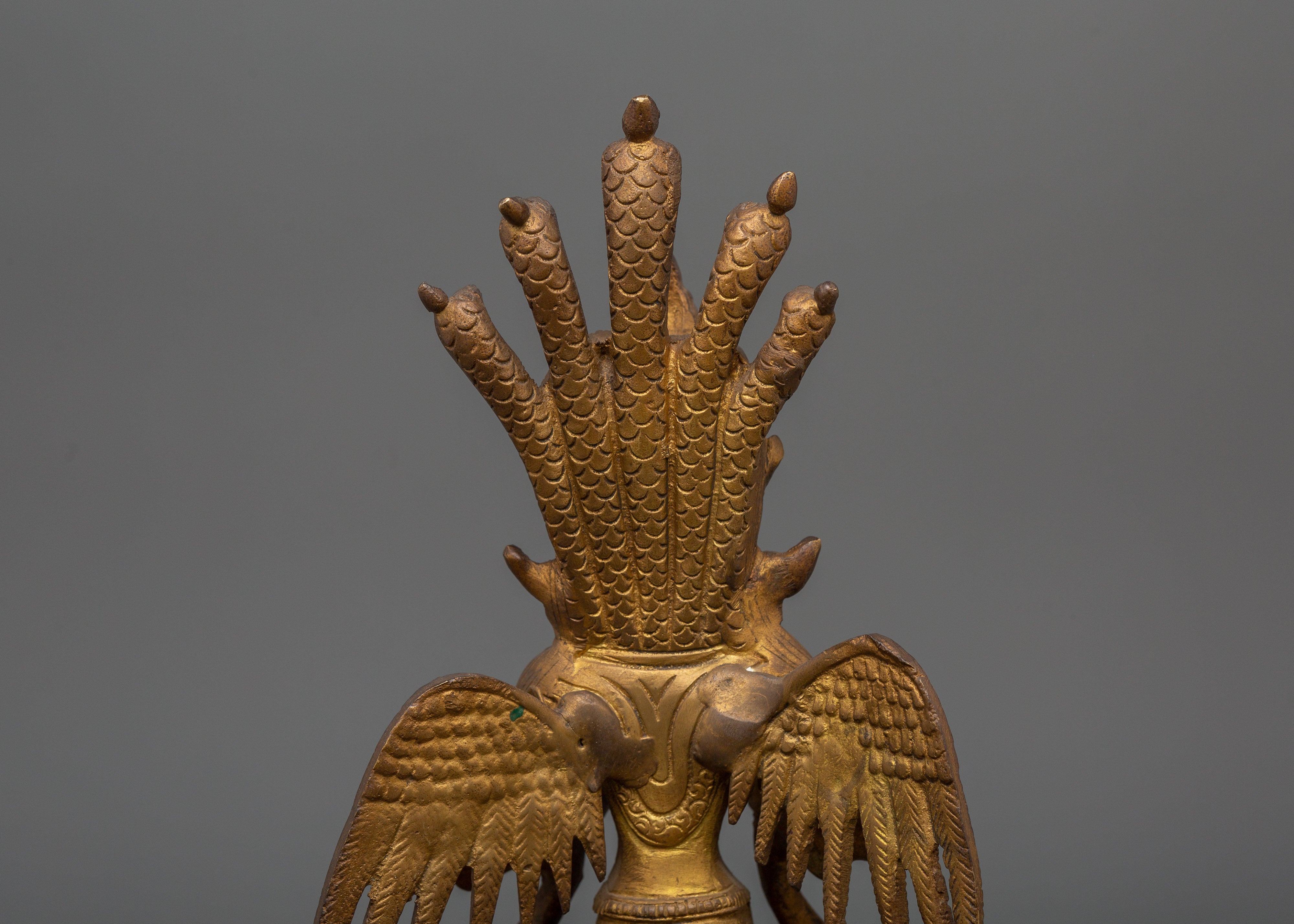 Sacred Nagakanya Sculpture | Traditional Himalayan Spiritual Art