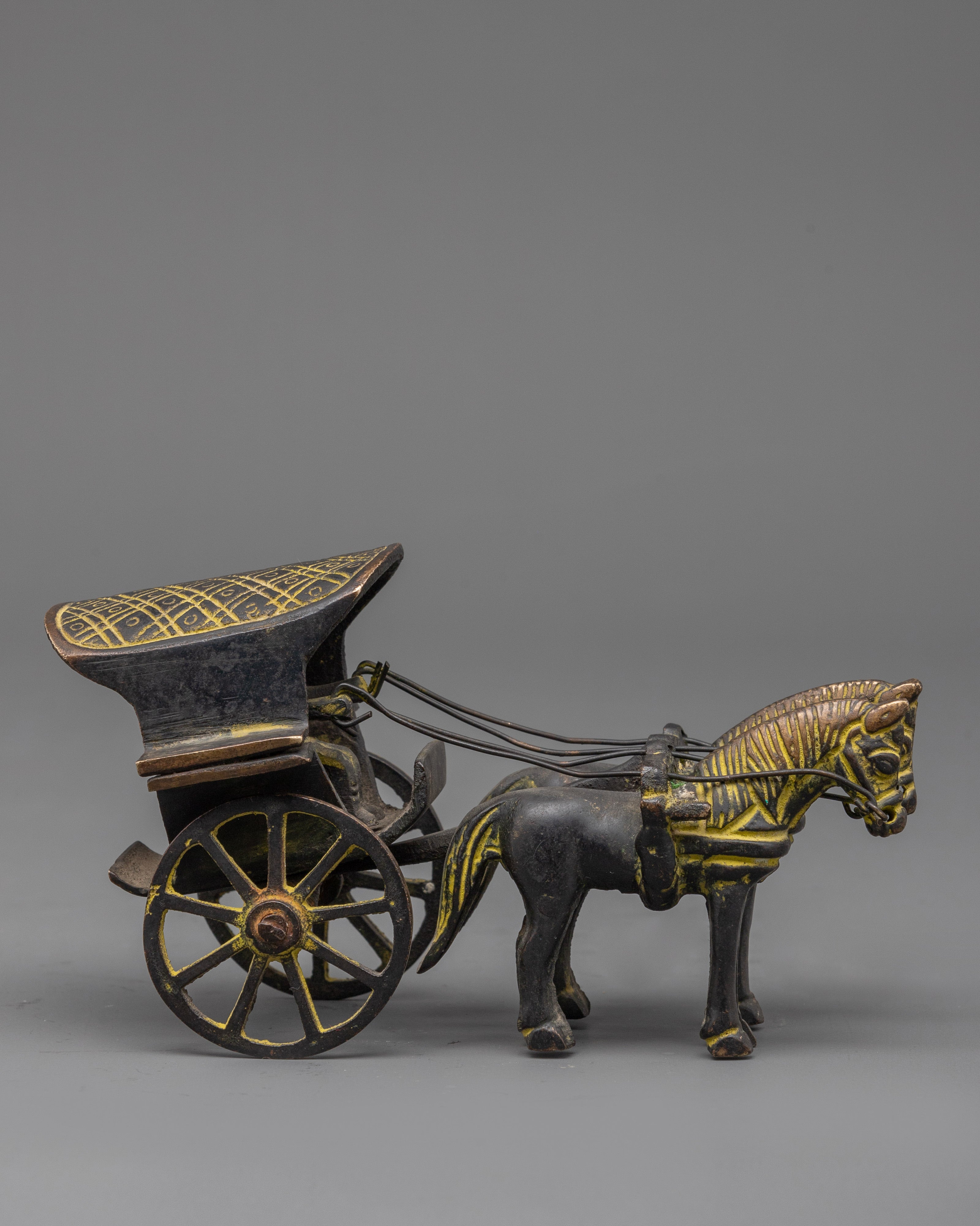 Himalayan Chariot For Decor | Sacred Spiritual Display