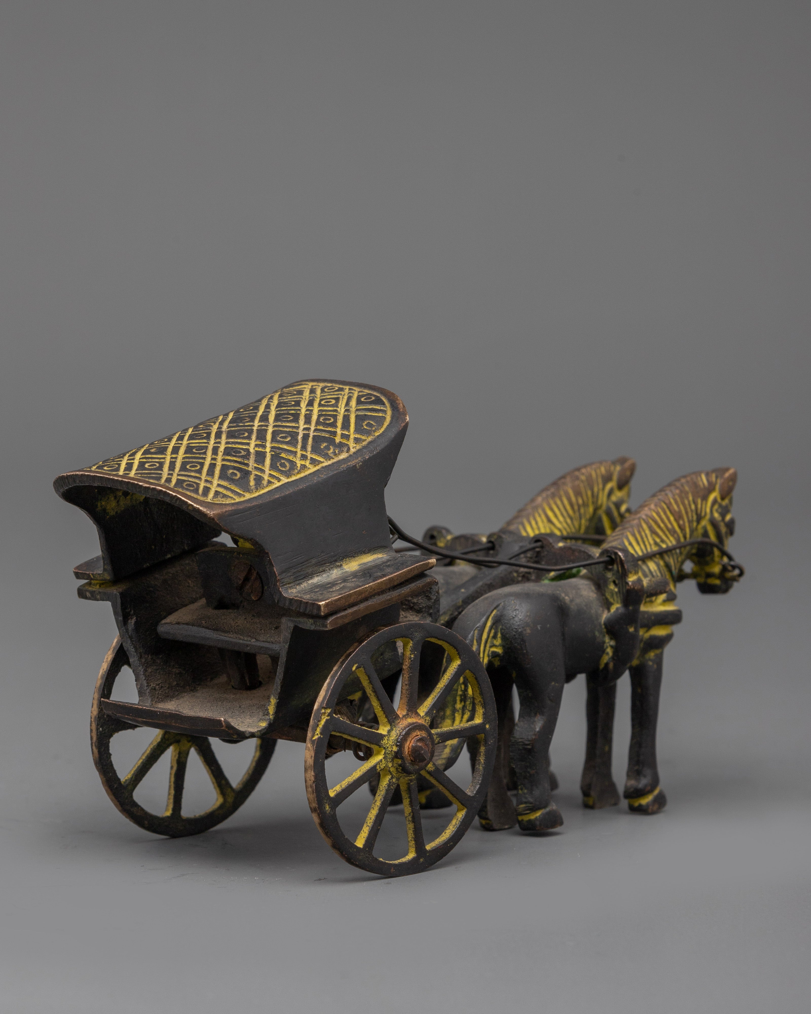 Himalayan Chariot For Decor | Sacred Spiritual Display