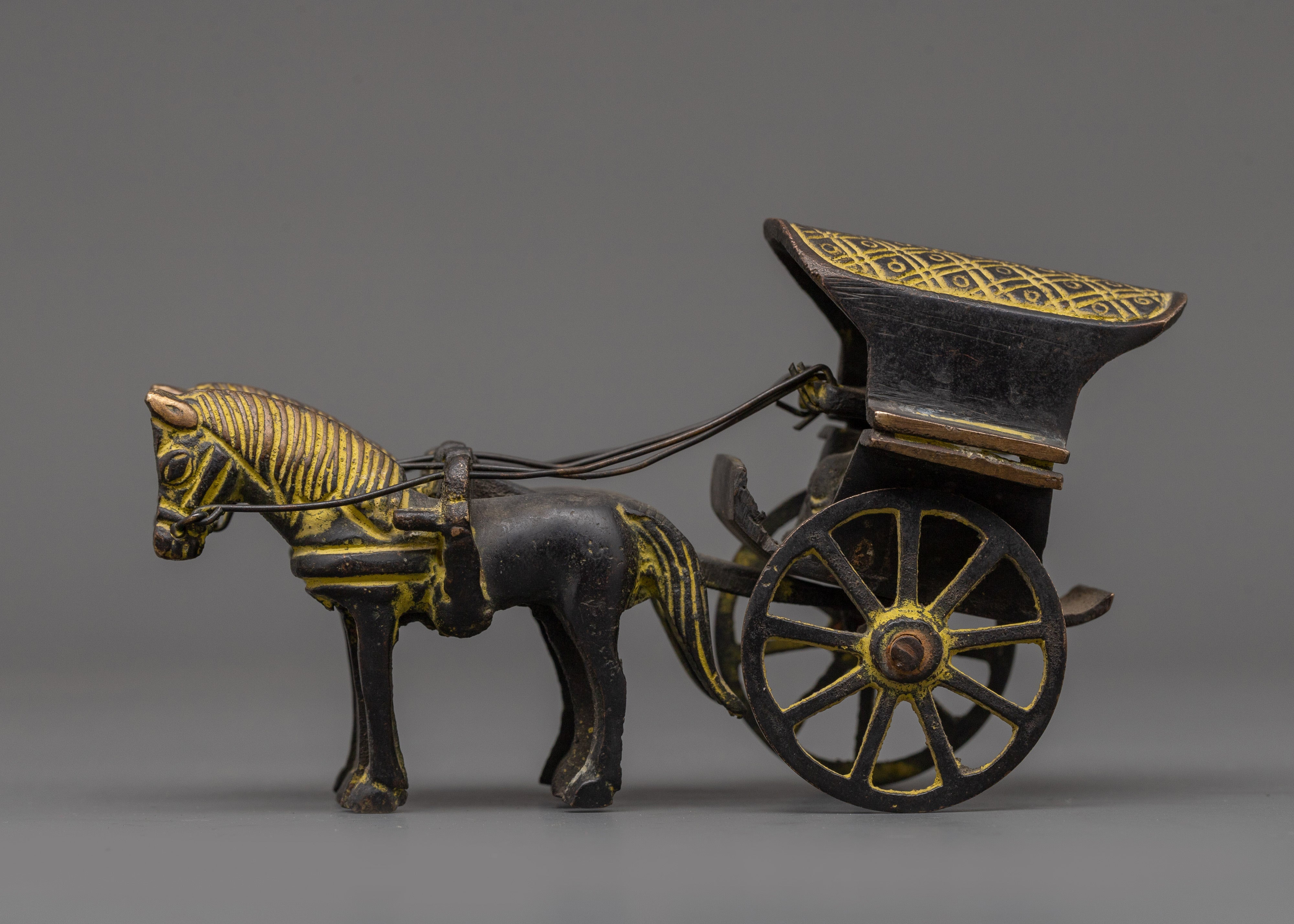 Himalayan Chariot For Decor | Sacred Spiritual Display