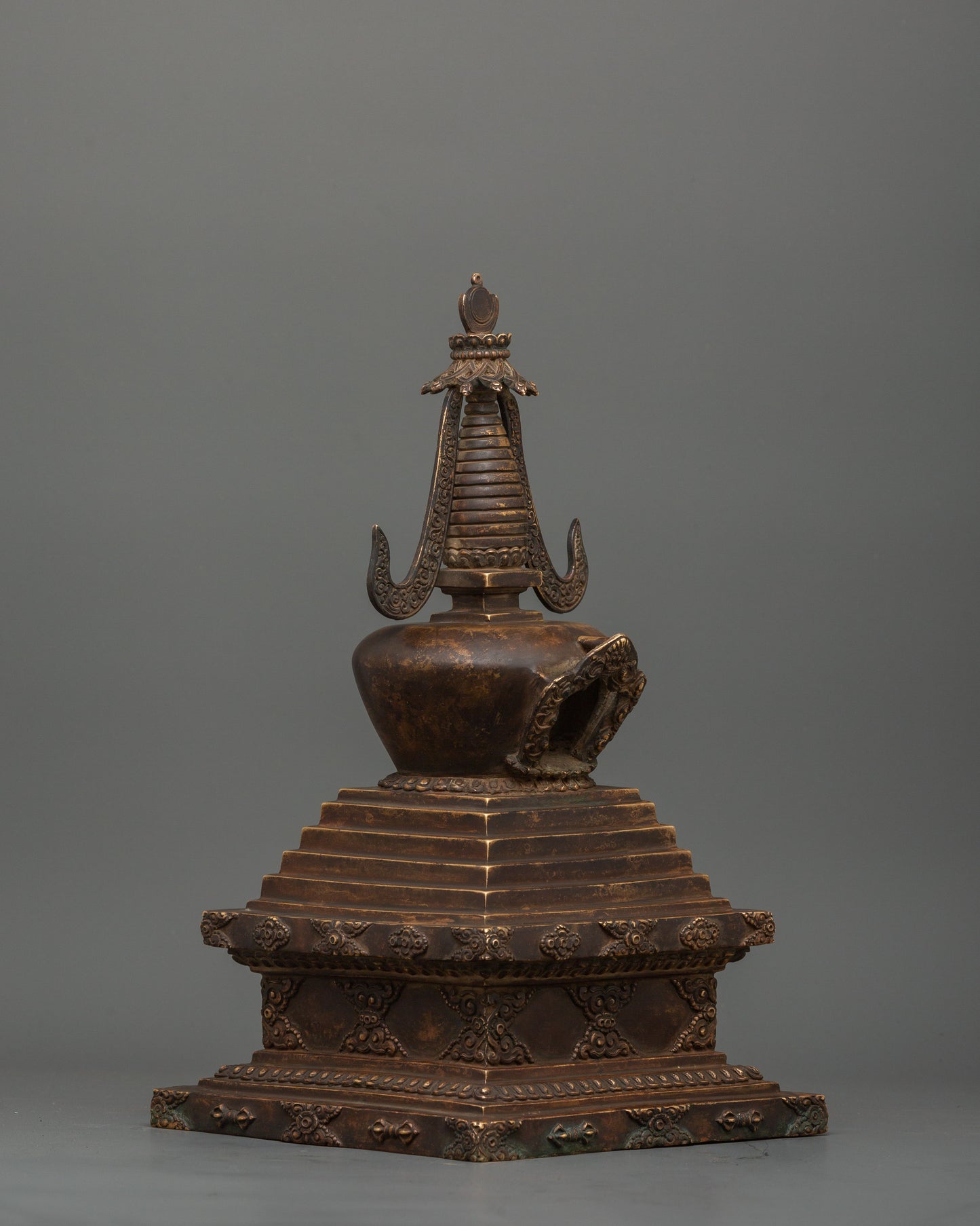 Copper Body Enlightenment Stupa |  Sacred Symbol of Spiritual Awakening