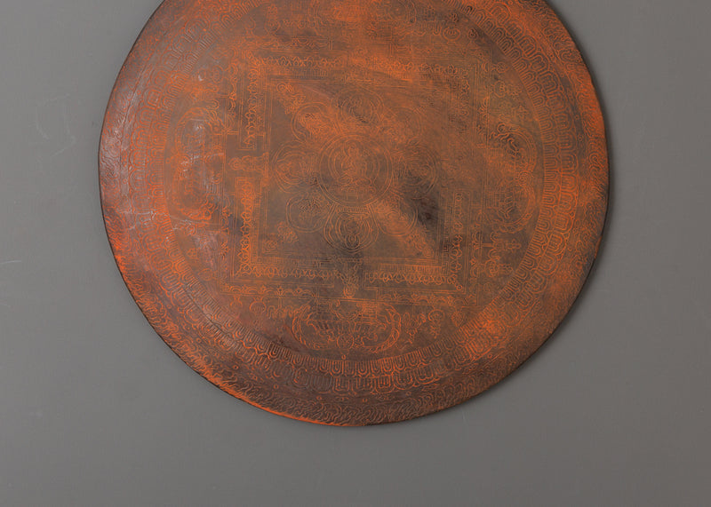 Copper Circular Wall Hanging | A Symbol of Harmony & Spirituality