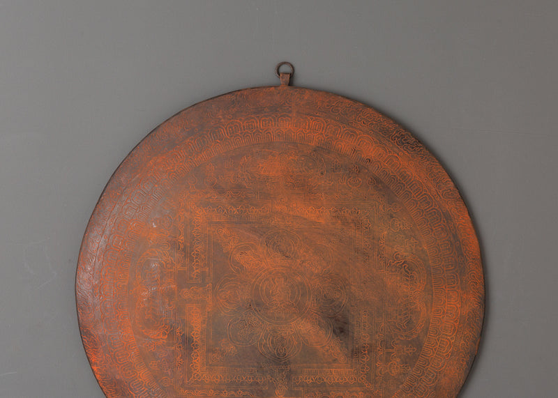 Copper Circular Wall Hanging | A Symbol of Harmony & Spirituality