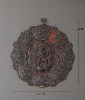 Wall Hanging with Dakini Carving | Sacred Tantric Symbol