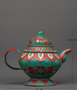 Copper Traditional Tea Pot | Himalayan Craft