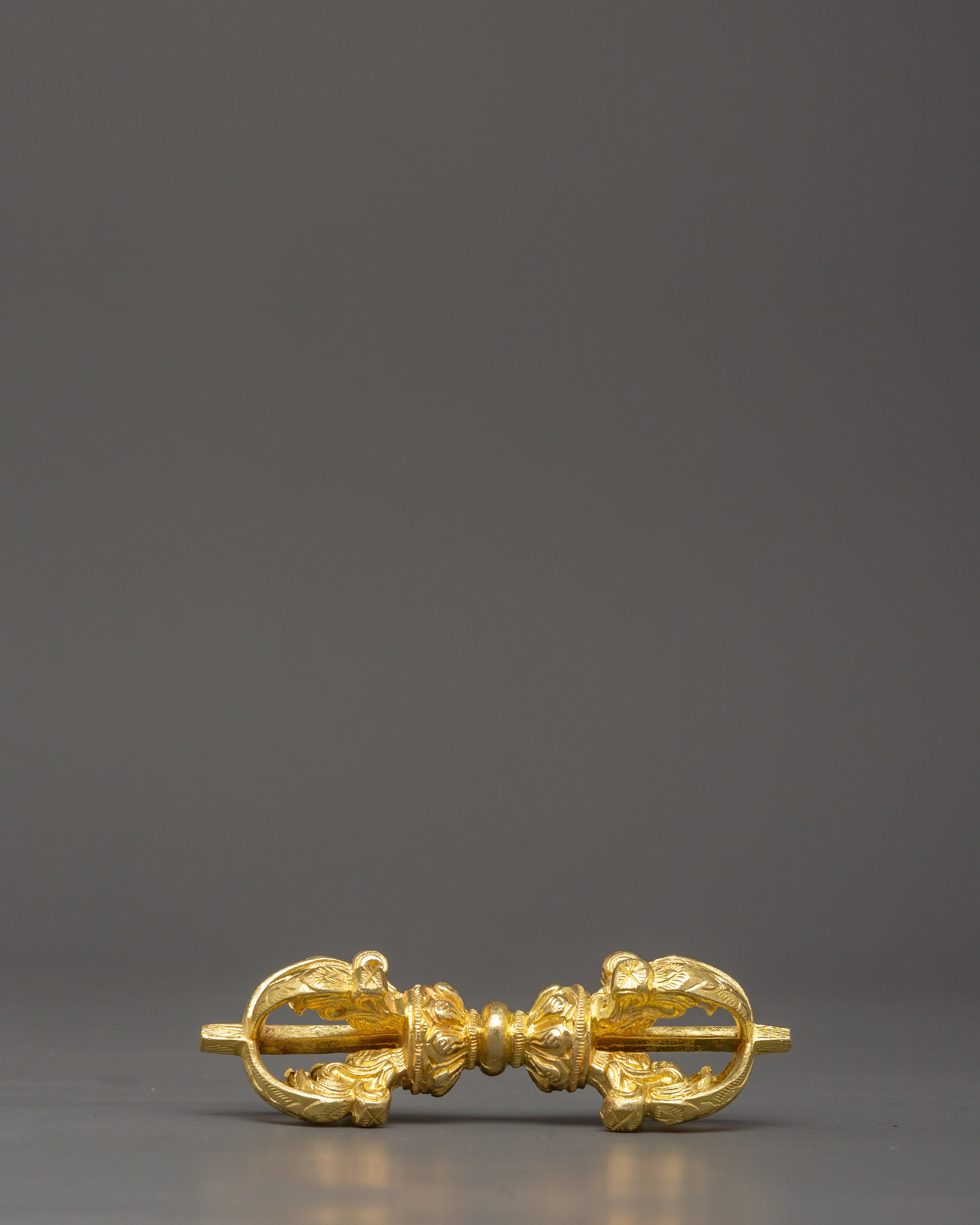 Tibetan Bronze Vajra & Bell Set |  Sacred Ritual Tools for Spiritual Awakening