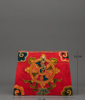Sacred Hand-Painted Treasure Box | Spiritual & Decorative Use