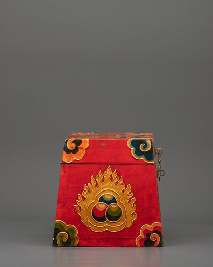 Sacred Hand-Painted Treasure Box | Spiritual & Decorative Use