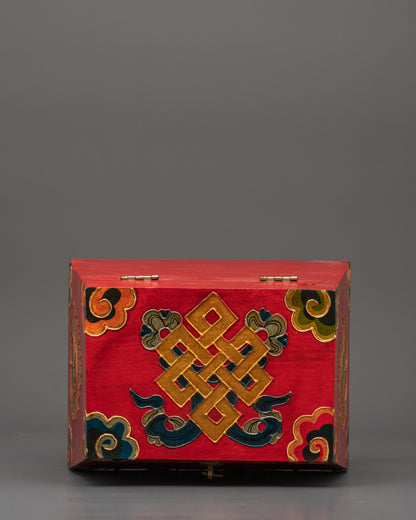 Sacred Hand-Painted Treasure Box | Spiritual & Decorative Use