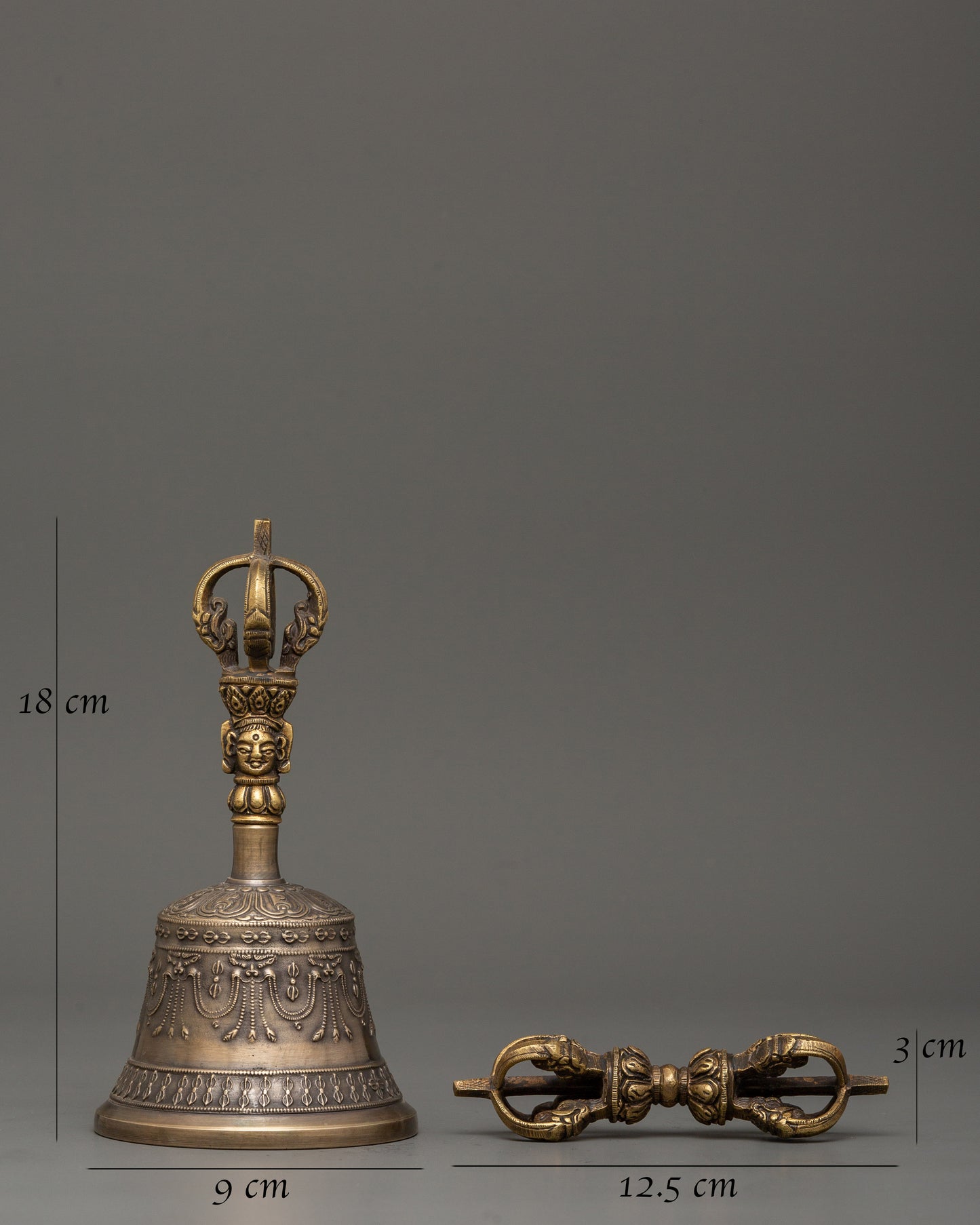 Sacred Vajra & Bell for Buddhist Ceremonies