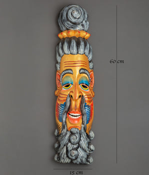 Tibetan Wall Hanging | Traditional Wooden Art