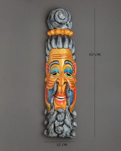 Tibetan Wall Hanging | Traditional Wooden Art