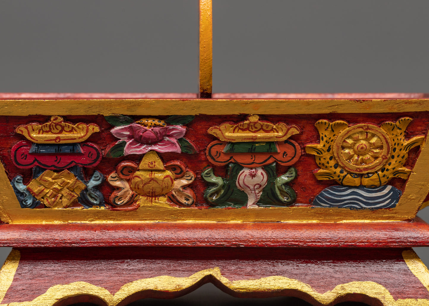 Hand-Painted Tibetan Wooden Box | Himalayan Craft