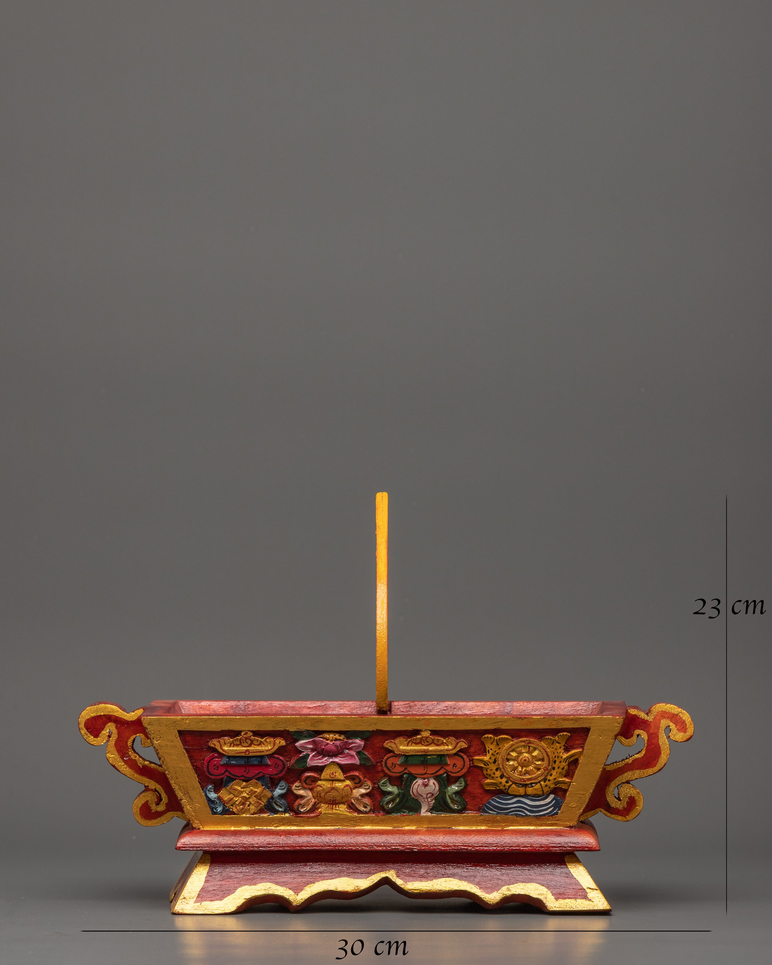 Hand-Painted Tibetan Wooden Box | Himalayan Craft