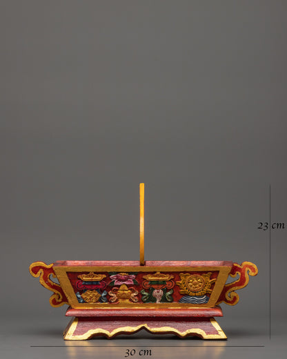 Hand-Painted Tibetan Wooden Box | Himalayan Craft