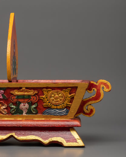 Hand-Painted Tibetan Wooden Box | Himalayan Craft